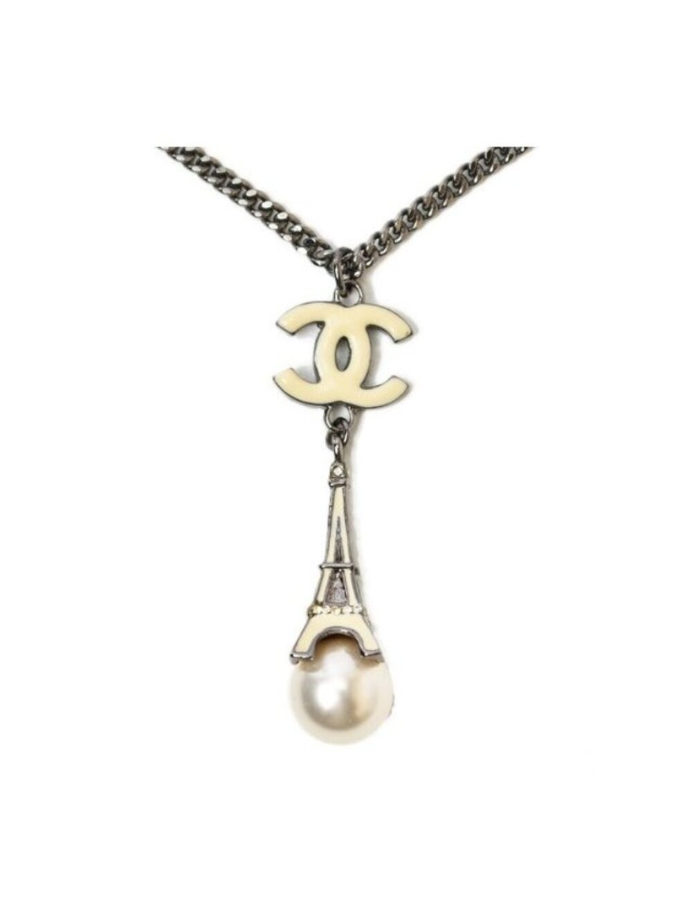 Chanel Accessories Coco Mark Cc Eiffel Tower Pearl
